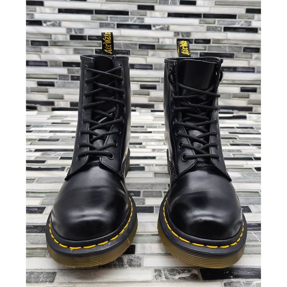 Dr. Martens Black Combat Boots - Picture 3 of 16